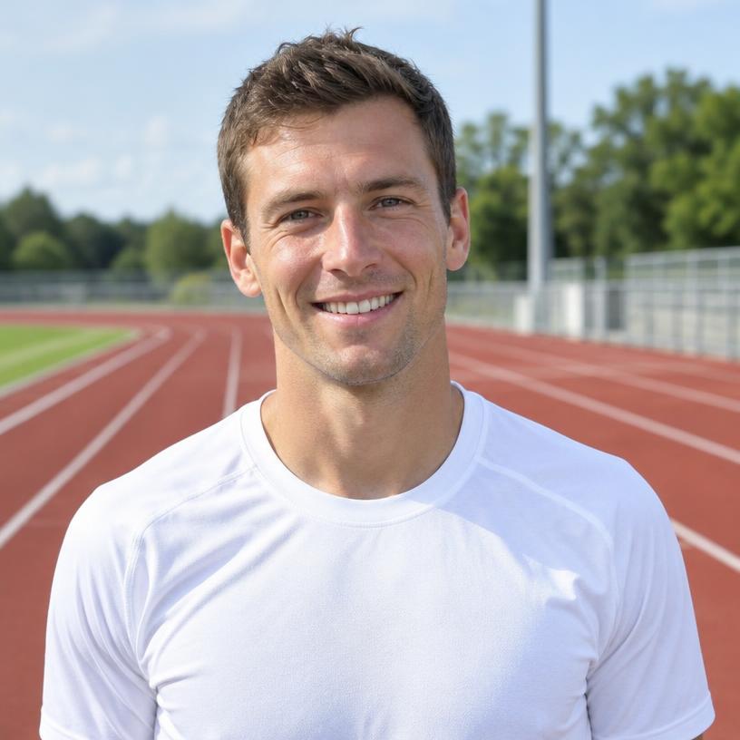 Portrait illustratif de Thomas, athlétisme